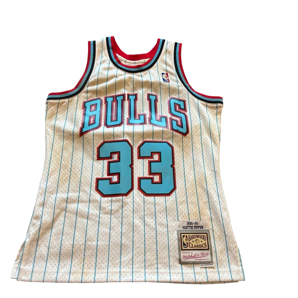 Mitchell & Ness Scottie Pippen Chicago Bulls‎ 1995-96 Swingman Jersey White S